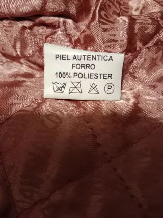 Cazadora cuero mujer negra