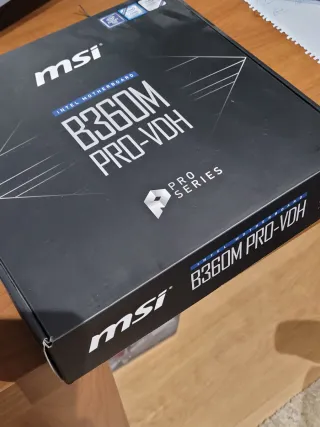 Placa Base MSI B360M PRO-VDH + Intel i5-9400F