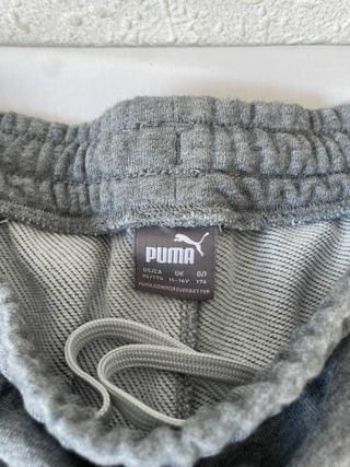 pantalon largo gris puma