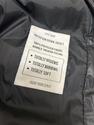 Piumino Sisley nero donna taglia 44