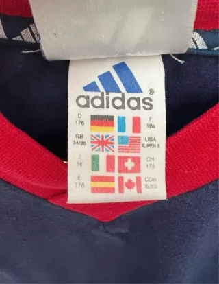 Jersey Adidas Vintage 80s Azul Talla M/L