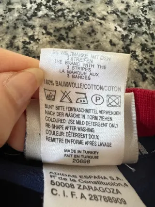 Jersey Adidas Vintage 80s Azul Talla M/L
