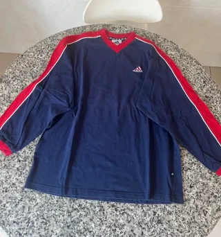 Jersey Adidas Vintage 80s Azul Talla M/L