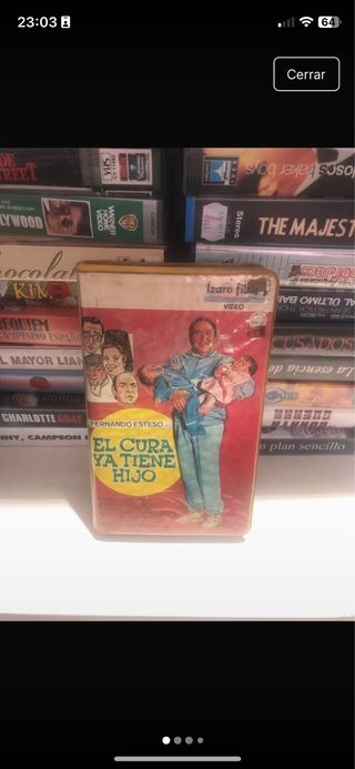 VHS El Cura Ya Tiene Hijo Comedia Española