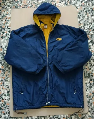 Giacca Nike Vintage Blu Gialla Unisex Windbreaker