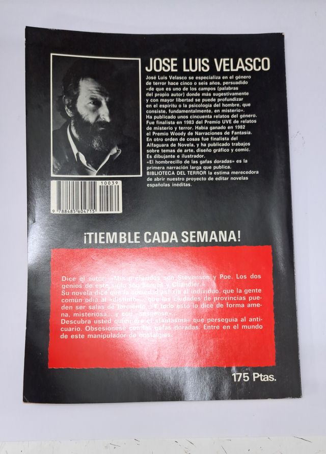 Biblioteca Del Terror: El hombrecillo de las gafas