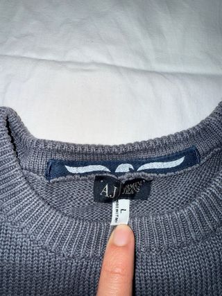 Felpa Armani Jeans Grigia Uomo