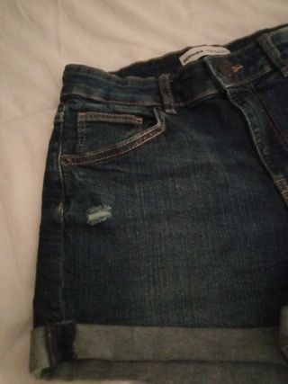 Pantalón corto vaquero mujer