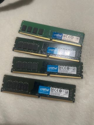 4x Crucial DDR4 8GB RAM