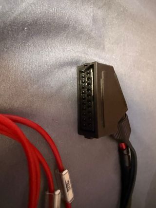 Cable Audio/Vídeo SCART a BNC/RCA RETRO