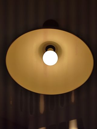 Lampara estilo industrial plateada