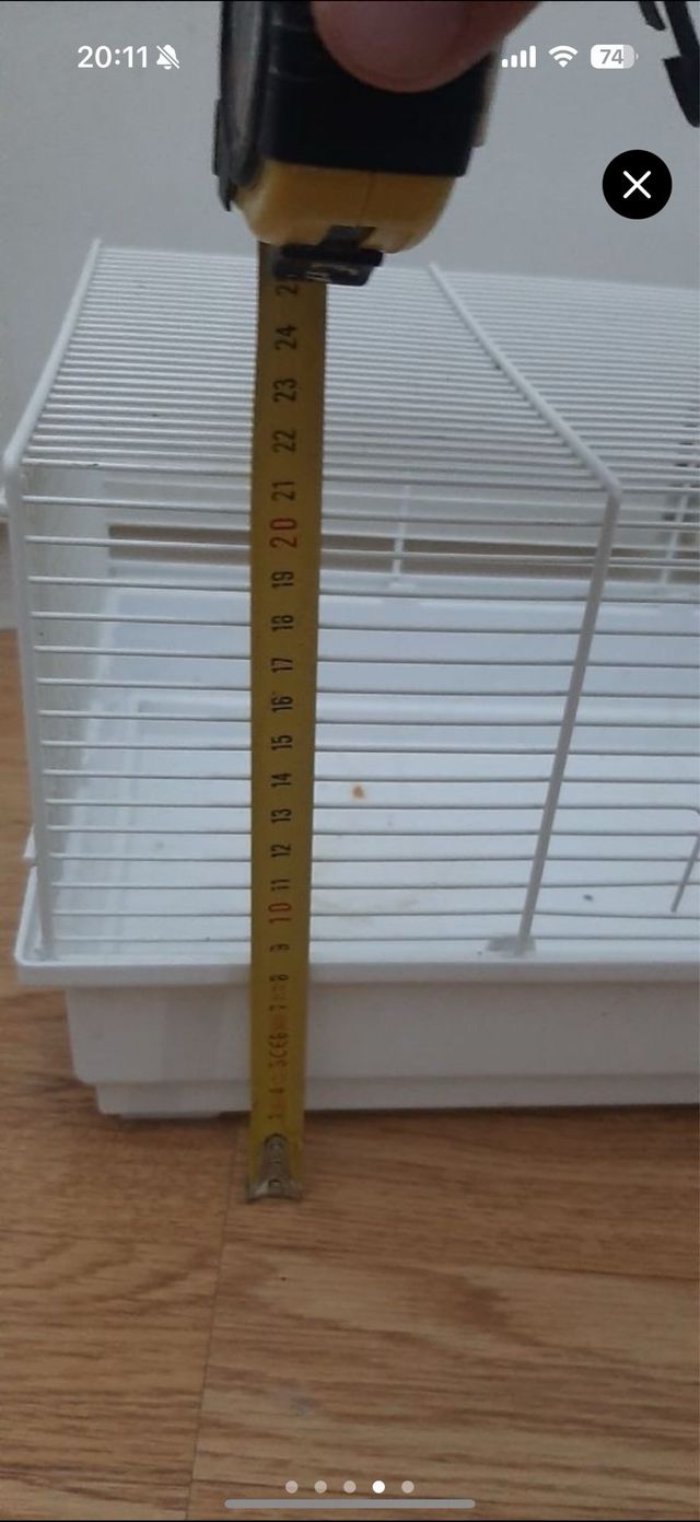 Gabbia bianca per animali domestici