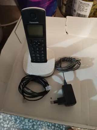 Teléfono Inalámbrico Panasonic Negro/Blanco