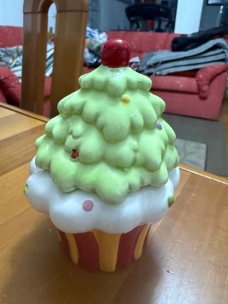 Portabiscotti Ceramica Natalizio