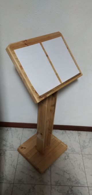 Portamenús, carta. atril hostelería restaurant