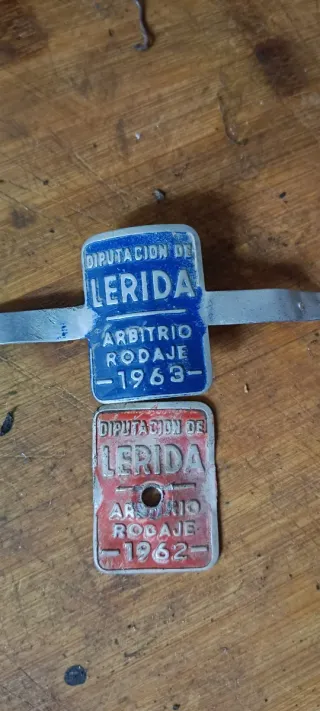 Placa Arbitrio Rodaje Diputación de Lérida