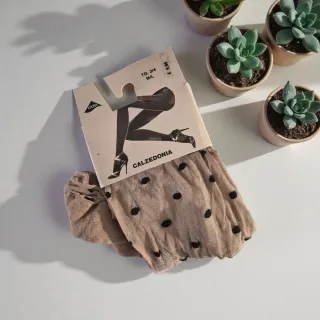 Calzedonia collant pois nero taglia M/L