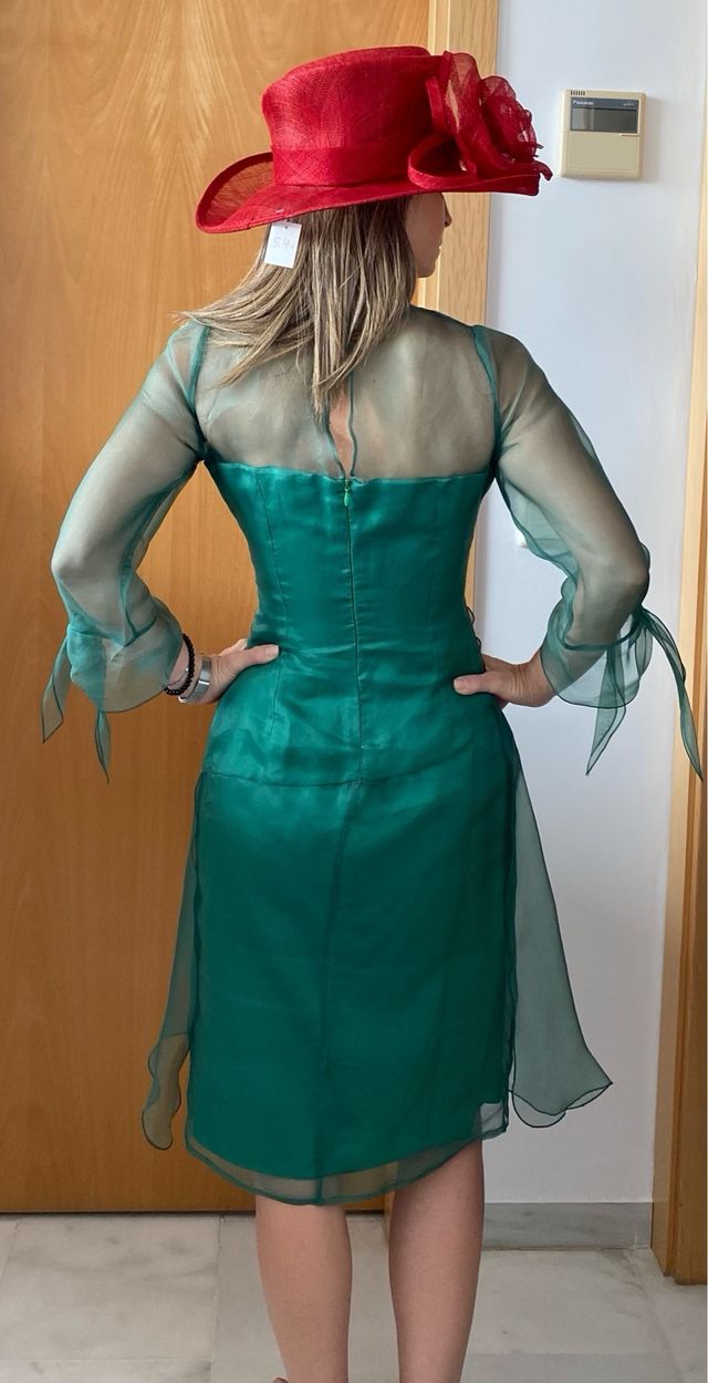 Vestido Fiesta de seda natural 100%