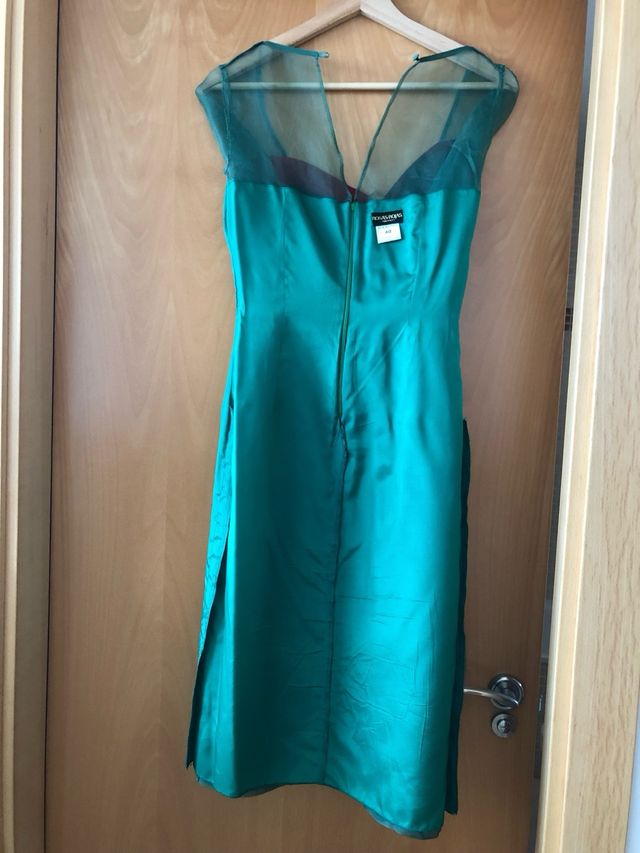 Vestido Fiesta de seda natural 100%