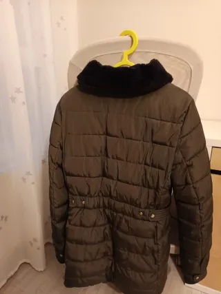 Chaqueta acolchada verde