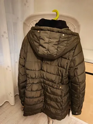 Chaqueta acolchada verde