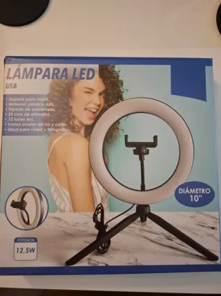 Lámpara LED USB Aro de Luz 10