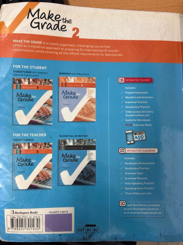 MAKE THE GRADE 2ºNB ST 19