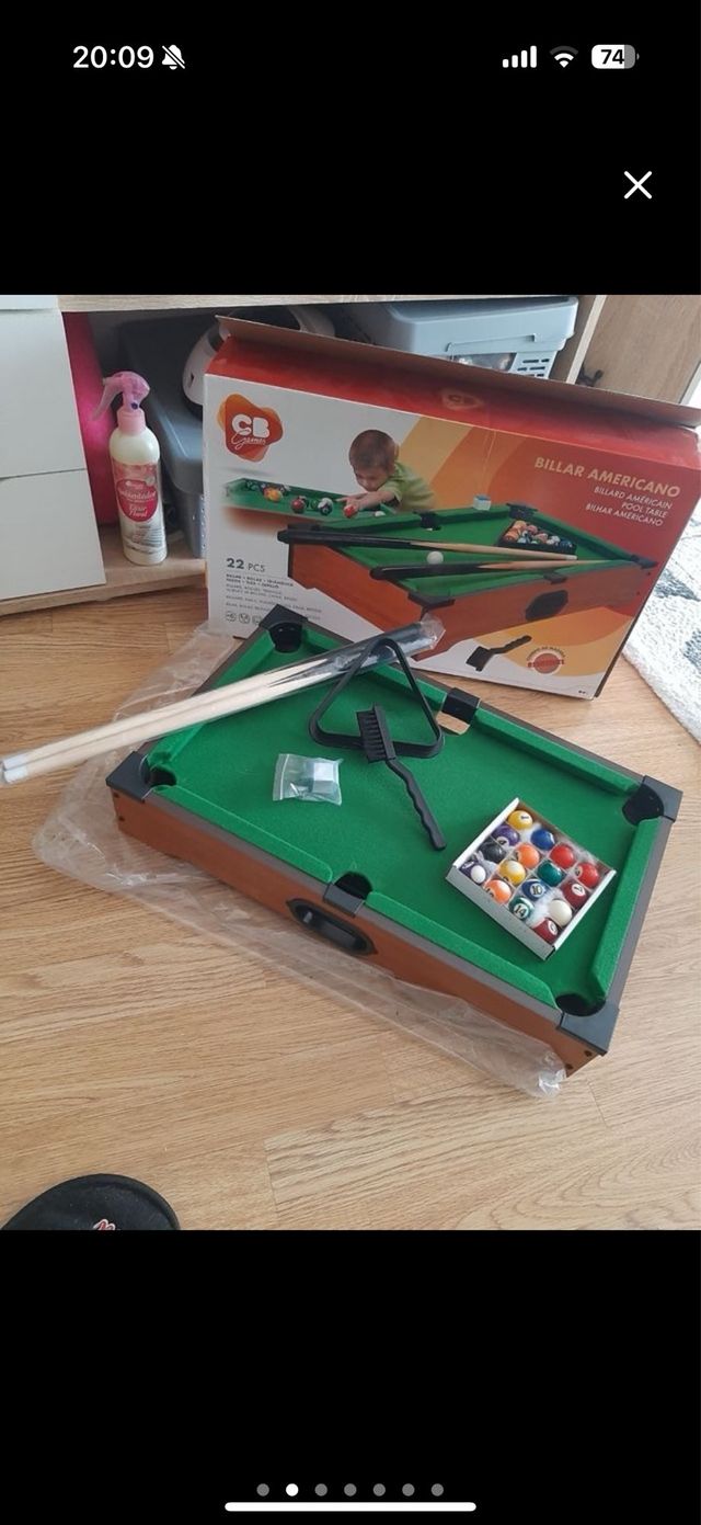 Tavolo da biliardo americano per bambini
