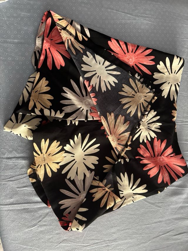 Falda estampada flores