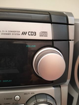 Minicadena Aiwa NSX-5222 Plata