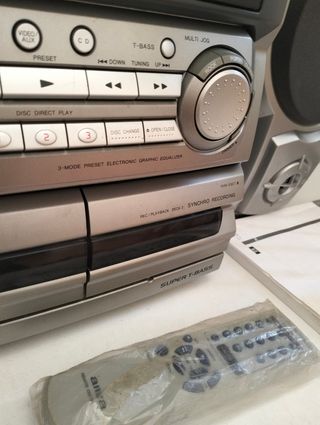 Minicadena Aiwa NSX-5222 Plata