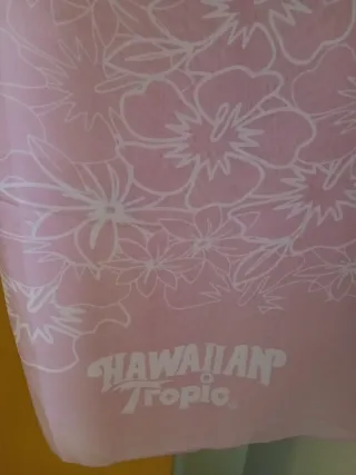 Pareo rosa flores 1,10 x 1,40 m nuevo