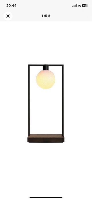 Lampada ricaricabile Curiosity sphere  by Artemide