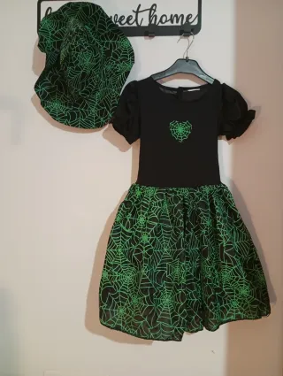 Disfraz Bruja Spiderweb Halloween Talla 8-10 años