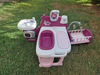 Cuna,bañera,cambiador y cocinita para bebes