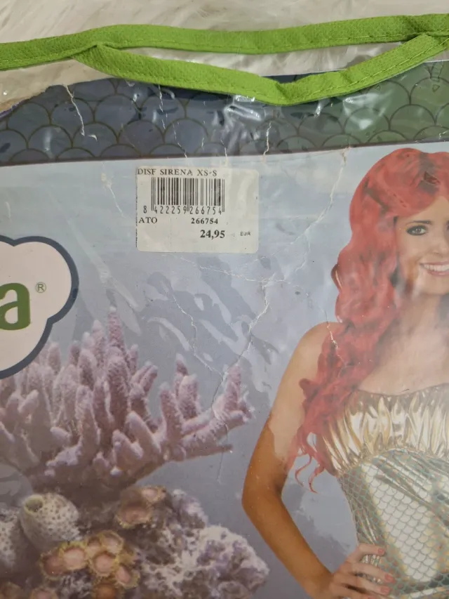 Disfraz Sirena Carnaval Halloween Aquawoman Ariel