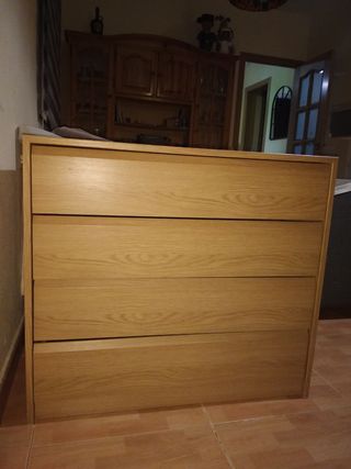 Cajonera de madera 4 cajones