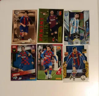 Lote 6 Cromos Messi Panini