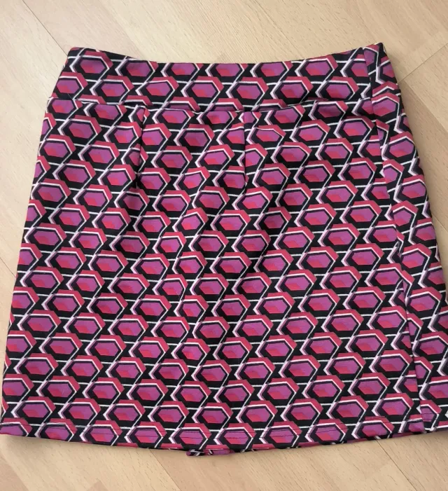 Minifalda estampado geometrico