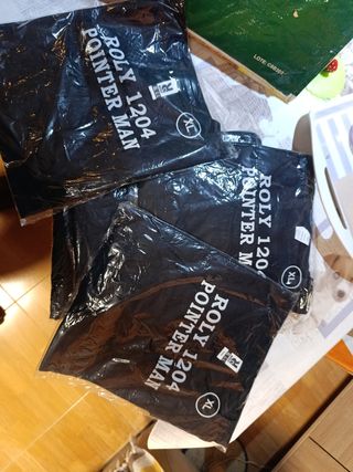 Camiseta Roly Manga Larga Azul Marino Talla XL