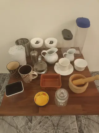 Varios artículos de cocina