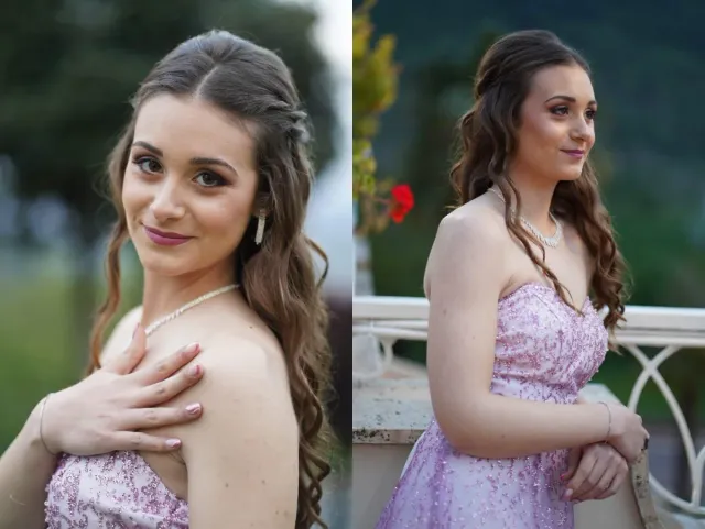 Abito da cerimonia viola