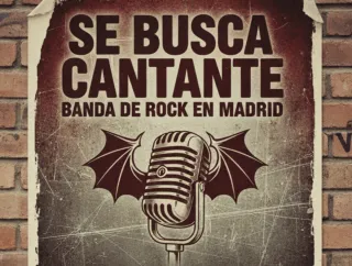 Buscamos un / una cantante para una banda de rock