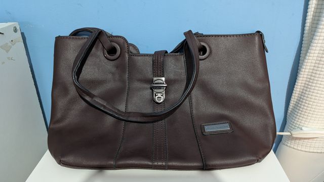 Borsa Pierre Cardin in ecopelle marrone