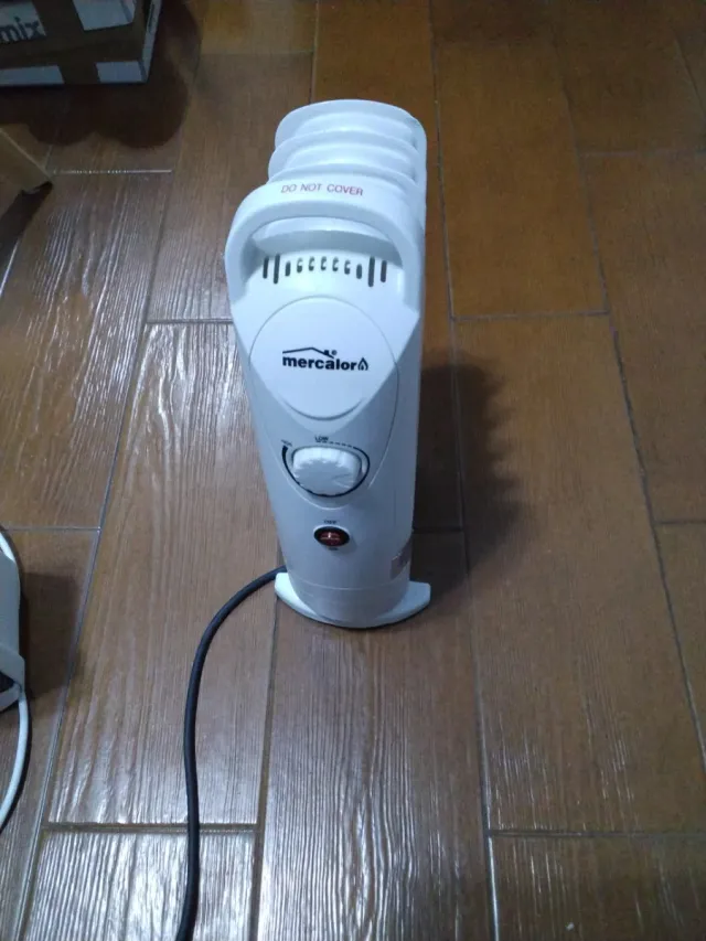 Calefactor Eléctrico Portátil Mercalor Blanco