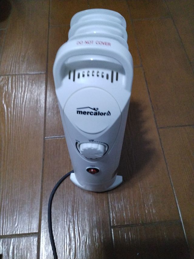 Calefactor Eléctrico Portátil Mercalor Blanco