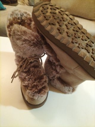 Botas de nieve forradas. Tex