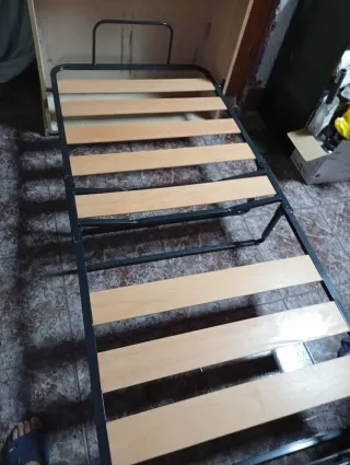 Mueble Cama Abatible Madera de 80x180cm.