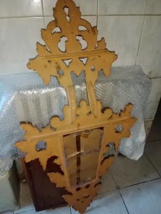 Espejo Cornucopia Dorado