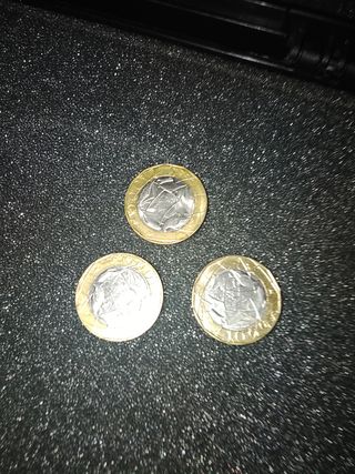 3 Monete da 1000 Lire Una con errore di conio